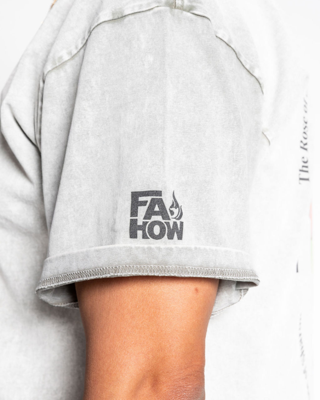HIM Snow Washed Oversized Cotton T-Shirt