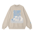 GLORY DWELLER Snow Washed Oversized Sweatshirt