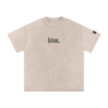 HIM Snow Washed Oversized Cotton T-Shirt