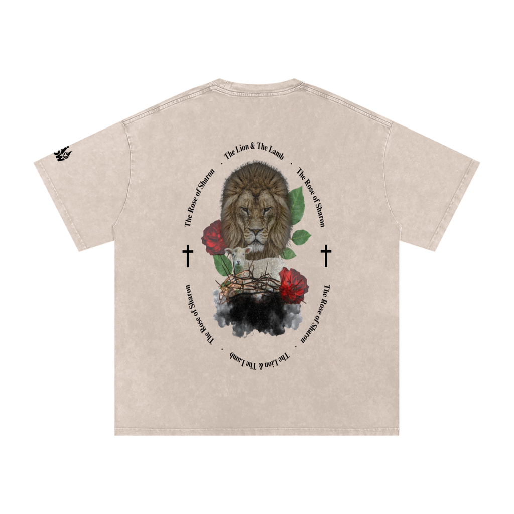 HIM Snow Washed Oversized Cotton T-Shirt