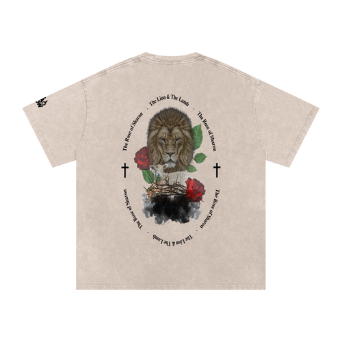 HIM Snow Washed Oversized Cotton T-Shirt