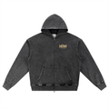 O.G. HIM Snow Wash Oversized Zip-Up Hoodie