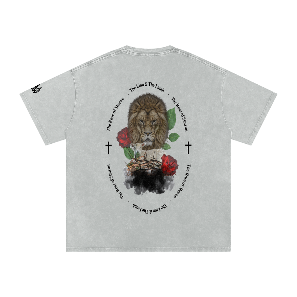 HIM Snow Washed Oversized Cotton T-Shirt